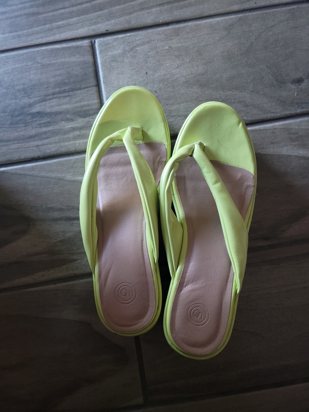 Urban Outfitters Padded Thong Platform Sandals